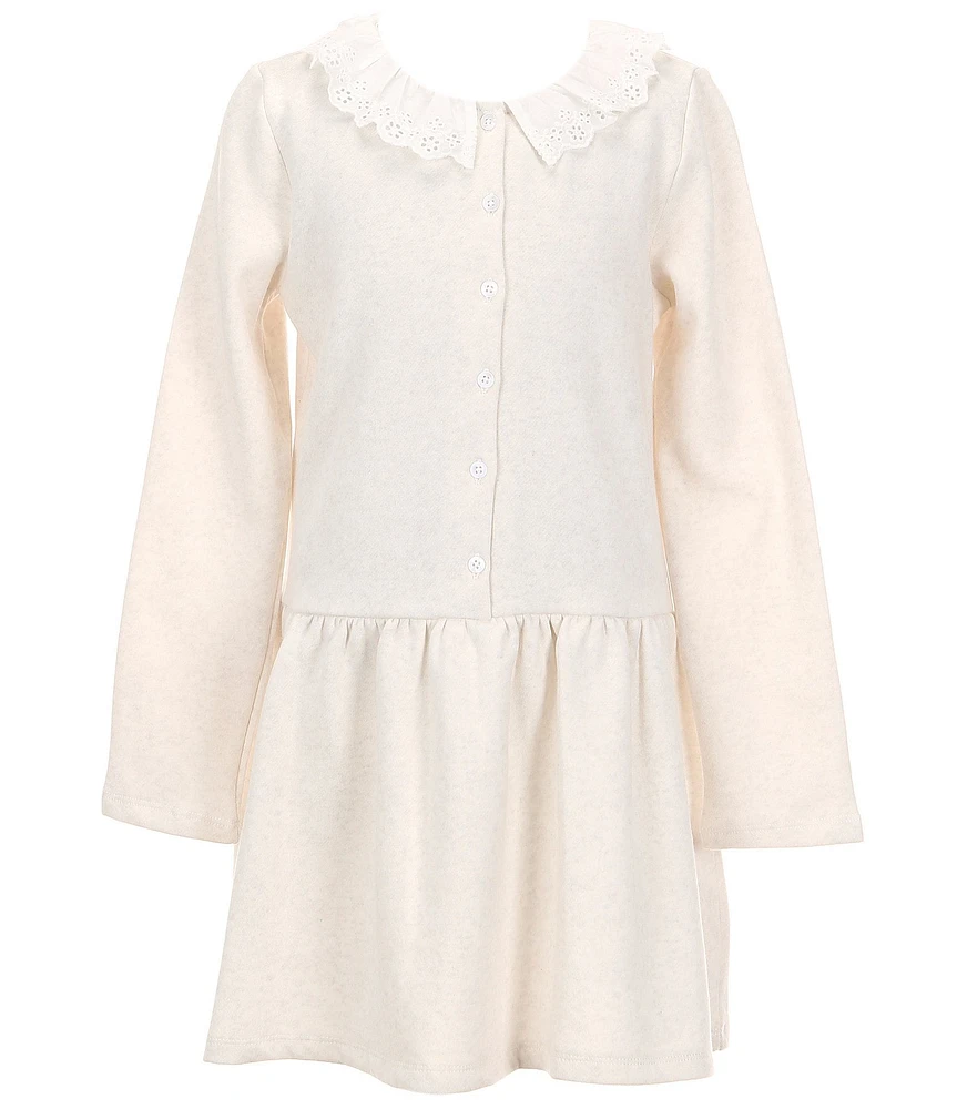 Copper Key Big Girls Lace Trim Dress