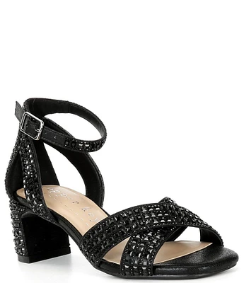 Copper Key Girls' Lisee Rhinestone Dress Heels (Toddler)