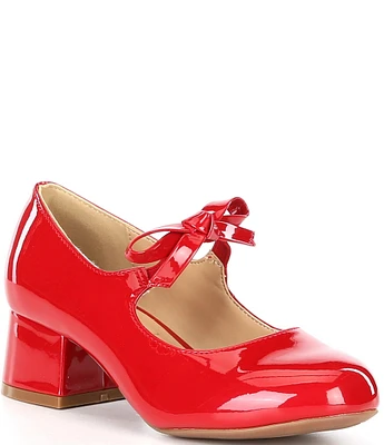 Copper Key Girls' Starlet Patent Bow Detail Dress Heels (Toddler)