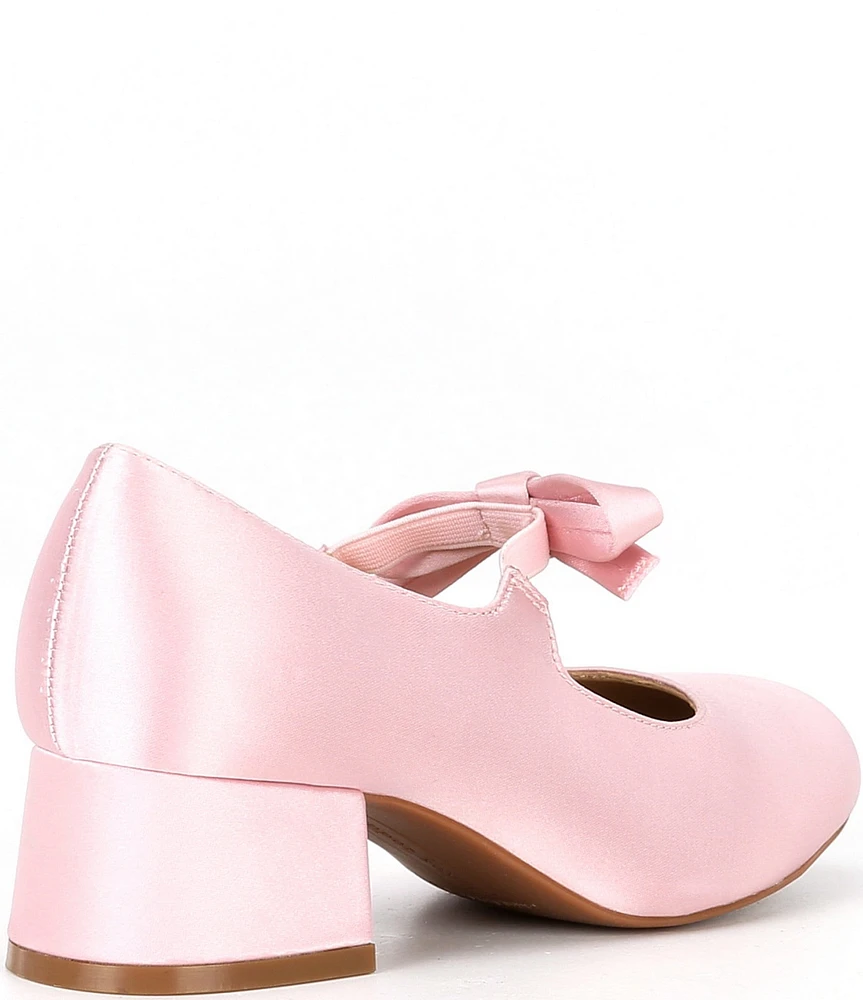 Copper Key Girls' Starlet Satin Bow Detail Dress Heels (Toddler)