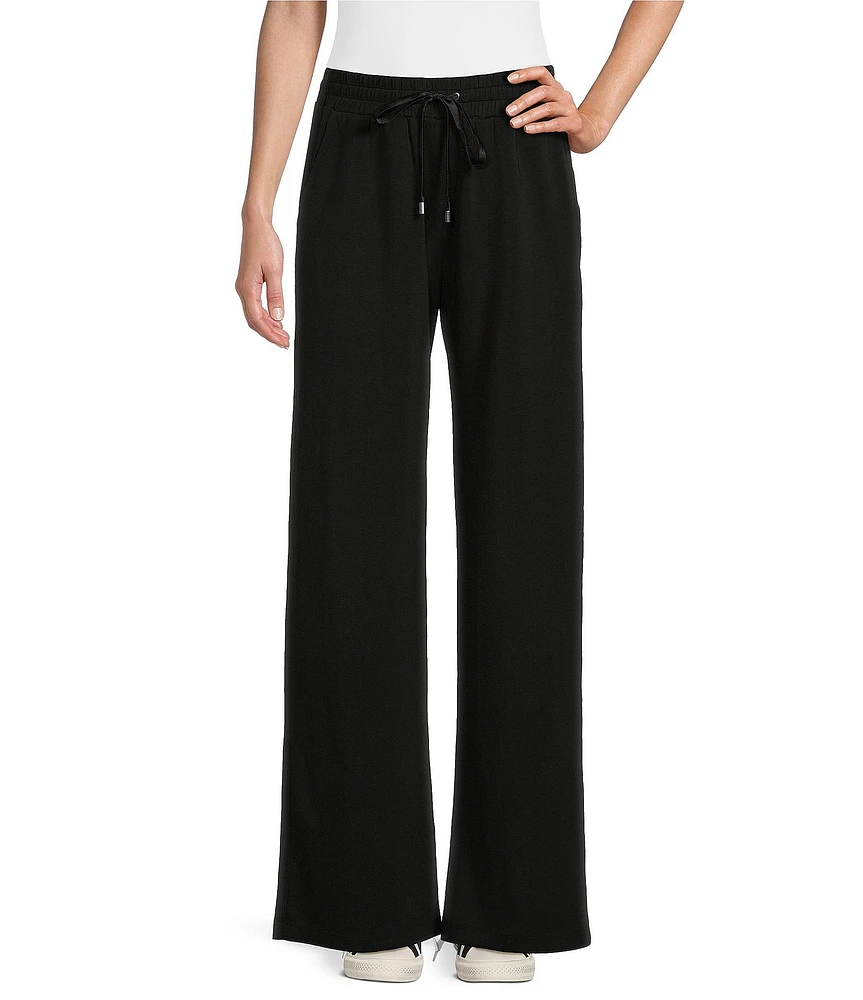 Copper Key Knit Wide Leg Pull On Coordinating Pants