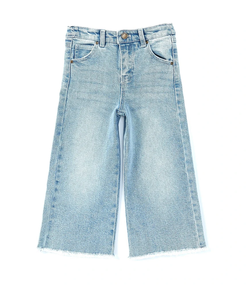 Copper Key Little Girls Wide Leg Denim Jeans