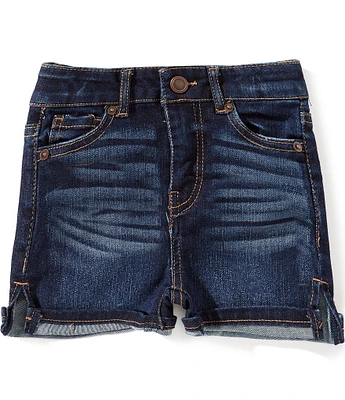 Copper Key Little Girls Cuffed Denim Shorts