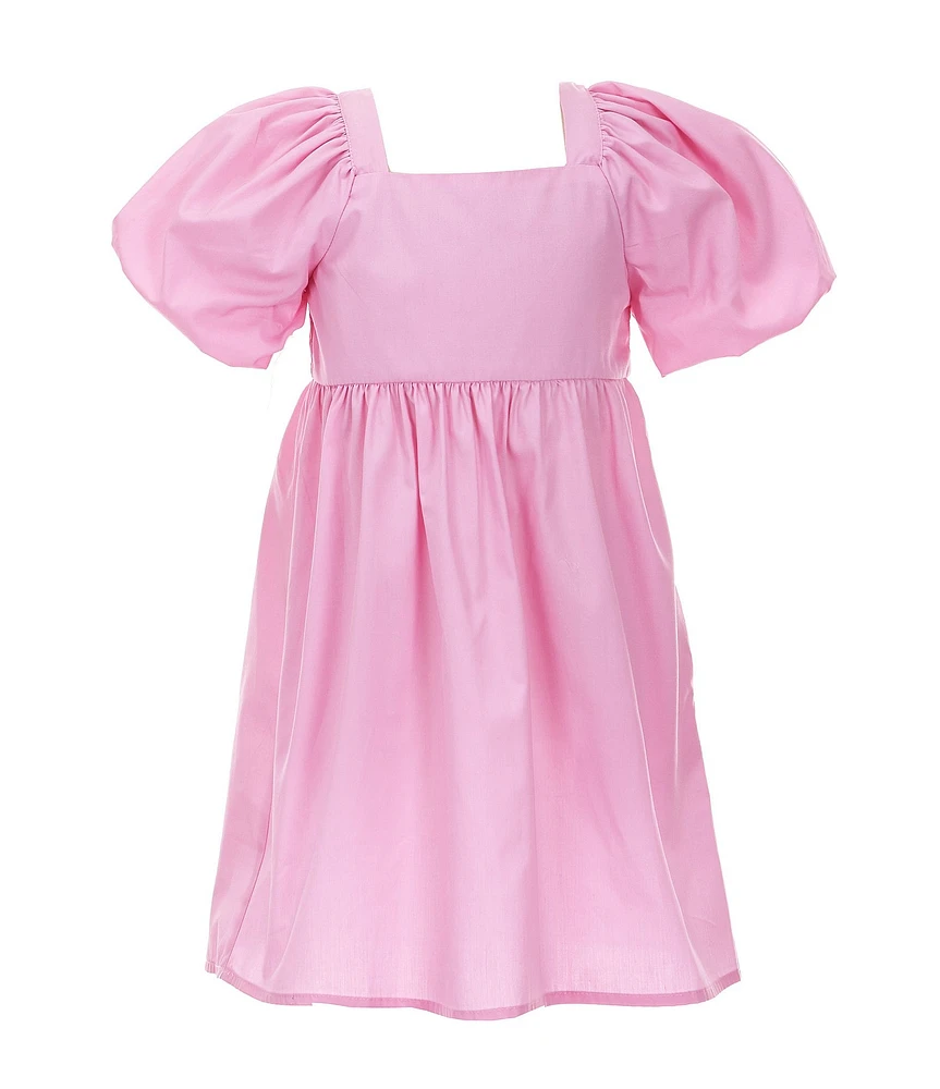 Copper Key Little Girls Margo Puff Sleeve Dress