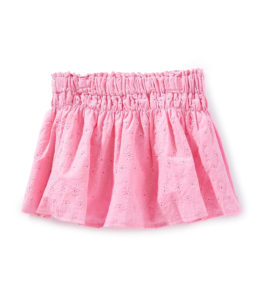 Copper Key Little Girls Preppy Eyelet Skirt