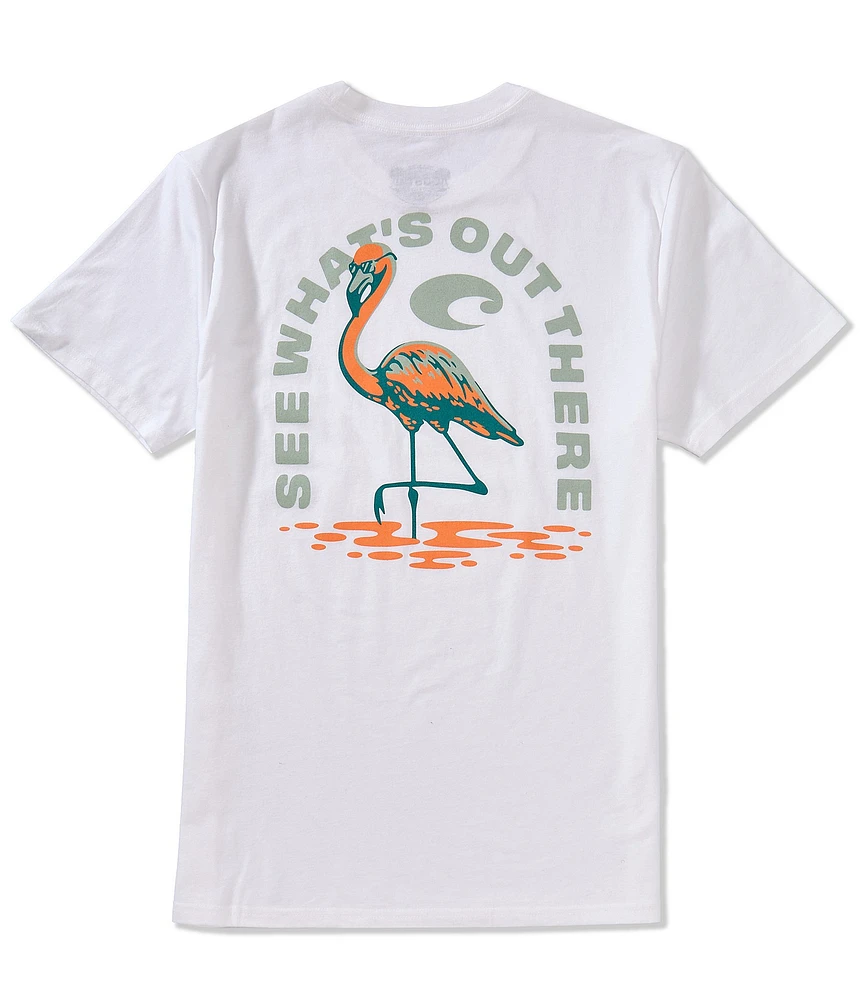 Costa Flamingo Shades Short Sleeve T-Shirt
