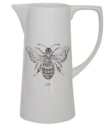 Creative Co Op Ceramic Bee Pitcher