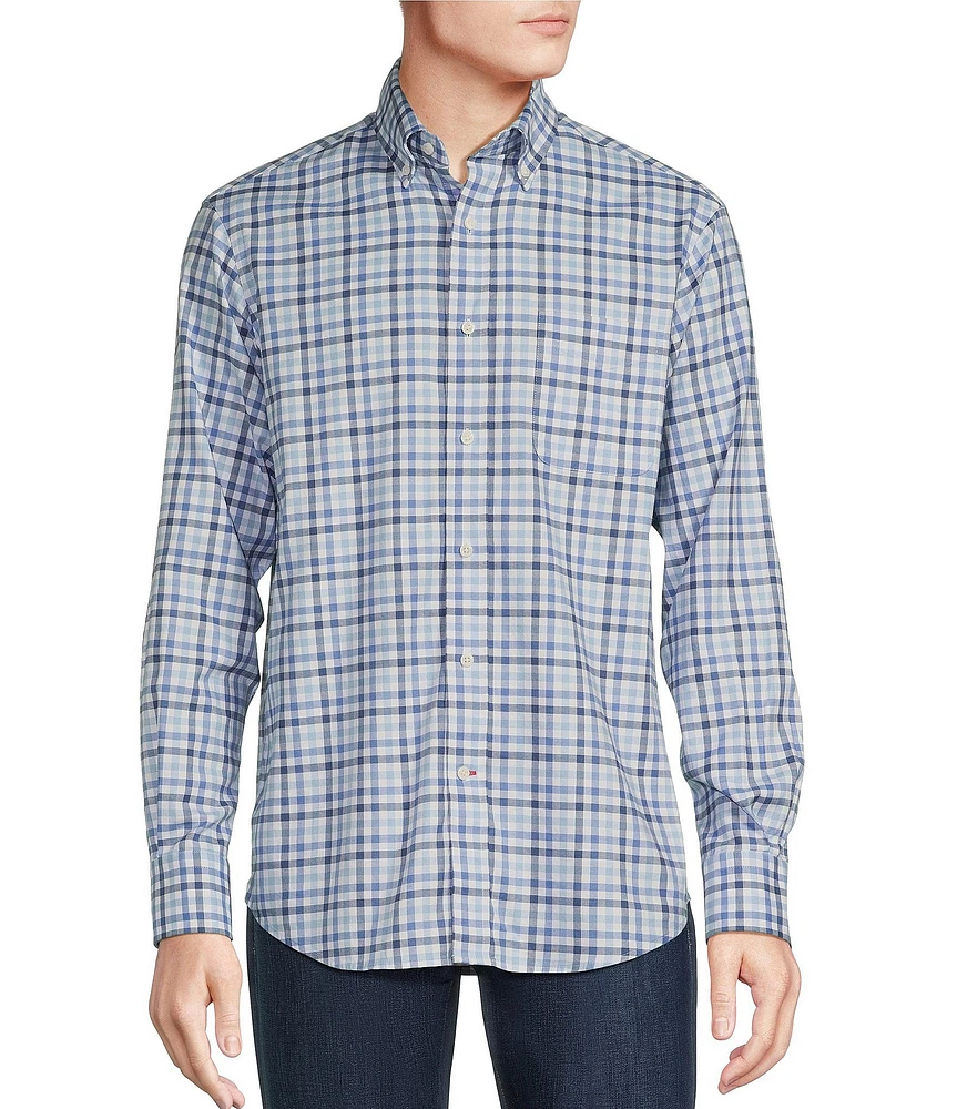Cremieux Blue Label Long Sleeve Classic Gingham Oxford Woven Shirt