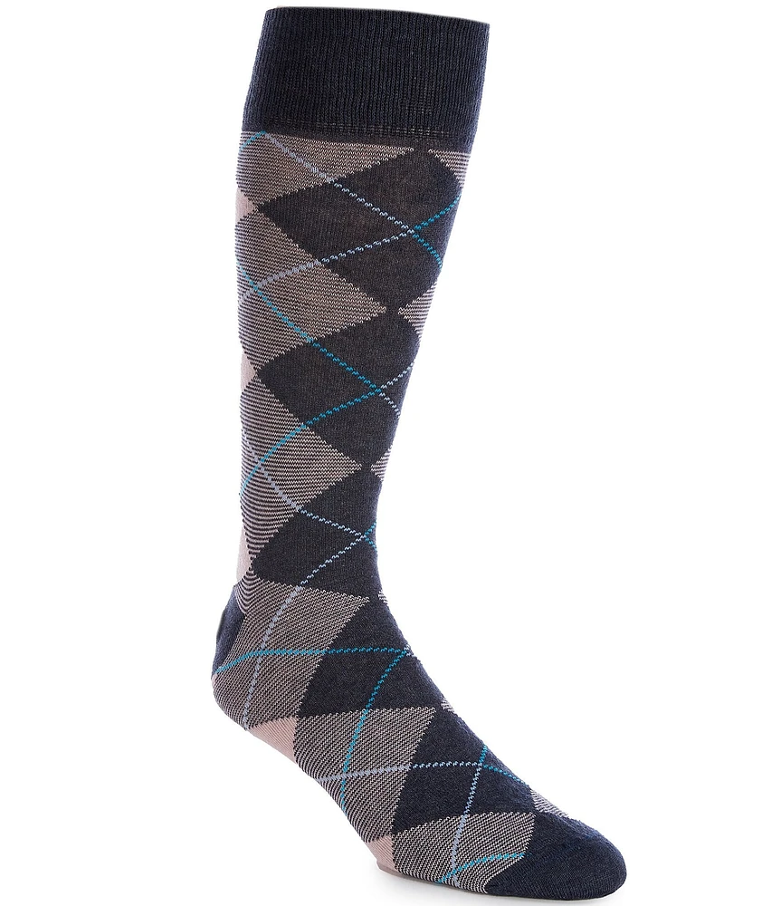 Cremieux Big & Tall Argyle Crew Dress Socks