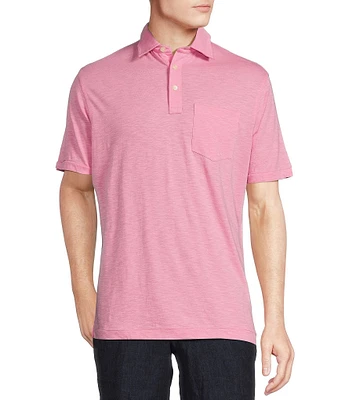 Cremieux Blue Label Key West Collection Solid Short Sleeve Polo Shirt