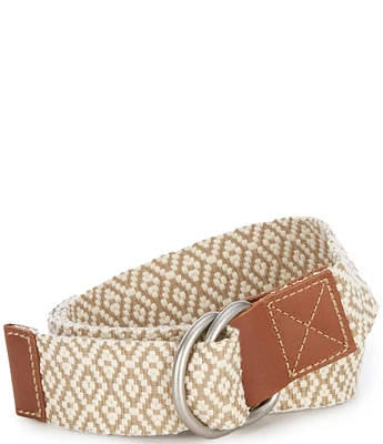 Cremieux Blue Label Safari Collection Diamond Patterned Belt