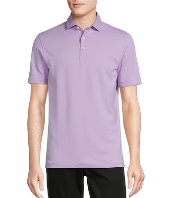 Cremieux Blue Label Tailored Fit Solid Short Sleeve Polo Shirt