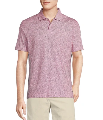 Cremieux Blue Label Slim Fit Stretch Abstract Print Polo Shirt