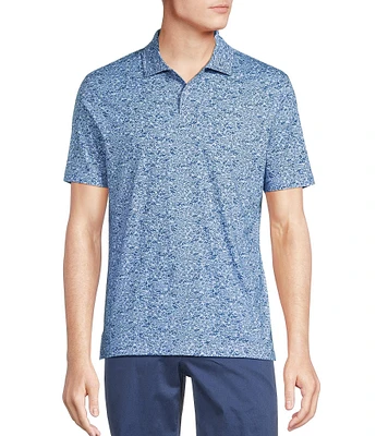 Cremieux Blue Label Slim Fit Stretch Floral Print Polo Shirt