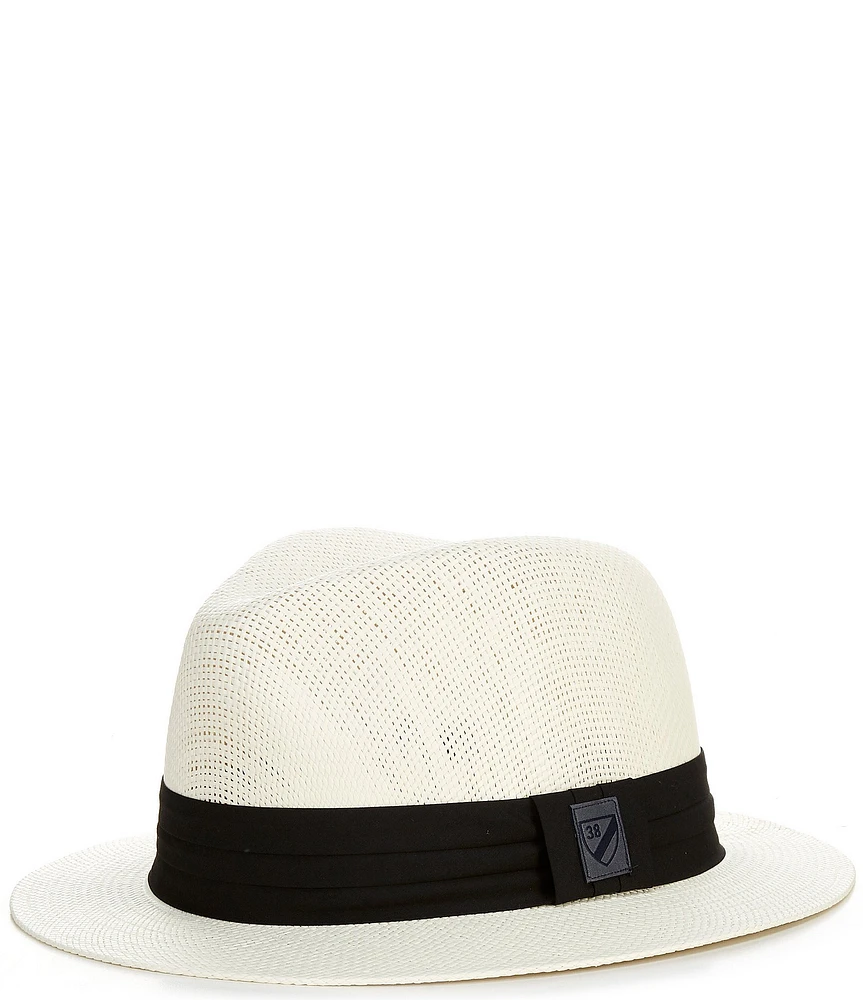 Cremieux Blue Label Solid Band Panama Hat