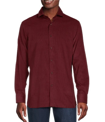 Cremieux Blue Label Solid Corduroy Long Sleeve Woven Shirt