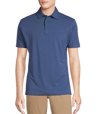 Cremieux Blue Label Solid Short Sleeve Polo Shirt