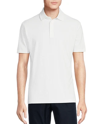 Cremieux Blue Label Solid Short Sleeve Polo Shirt