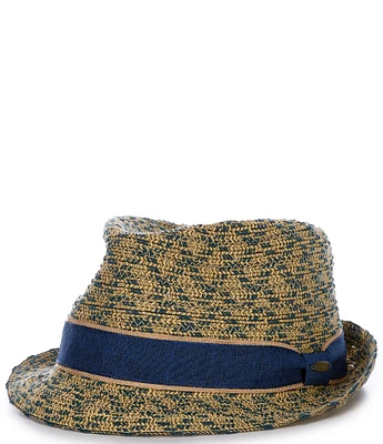 Cremieux Blue Label St. Tropez Collection Paper Braid Fedora Hat