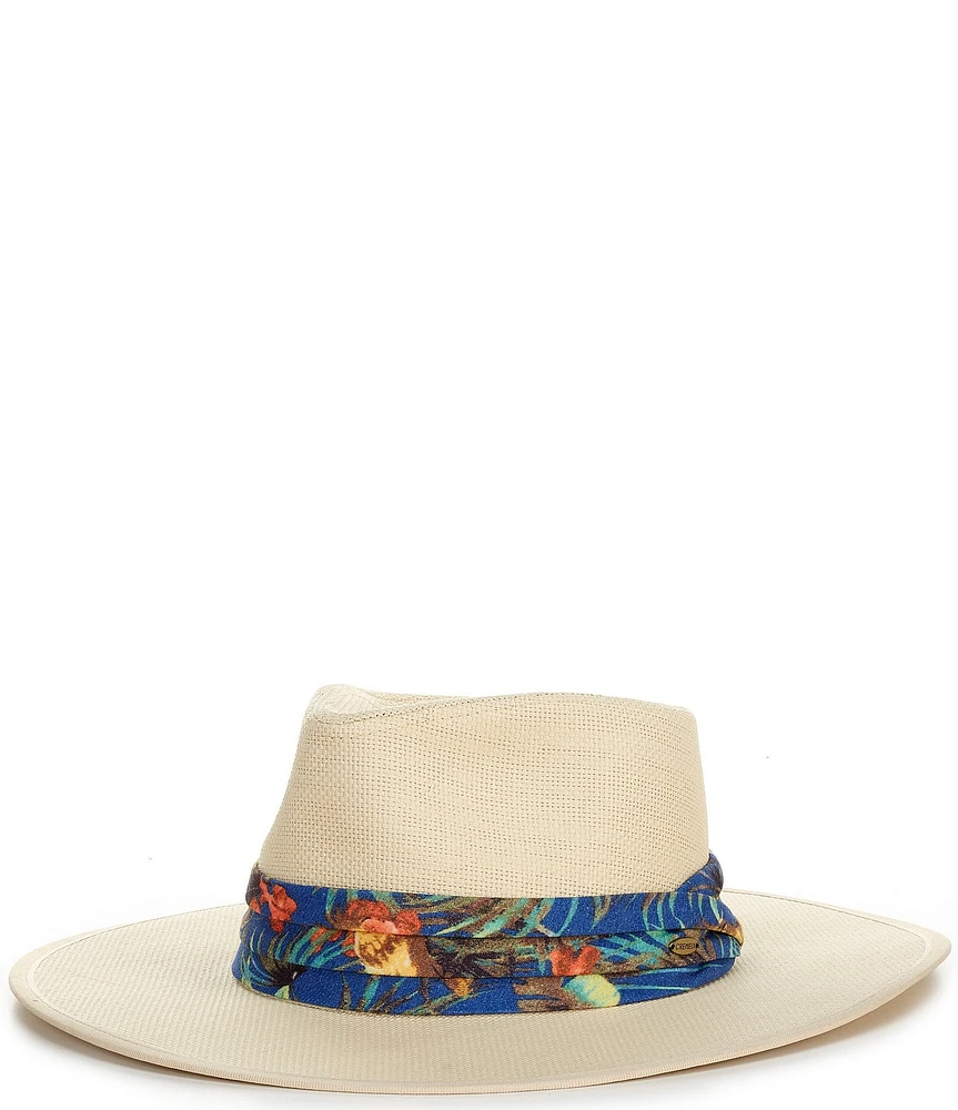 Cremieux Blue Label Tropical Band Panama Hat