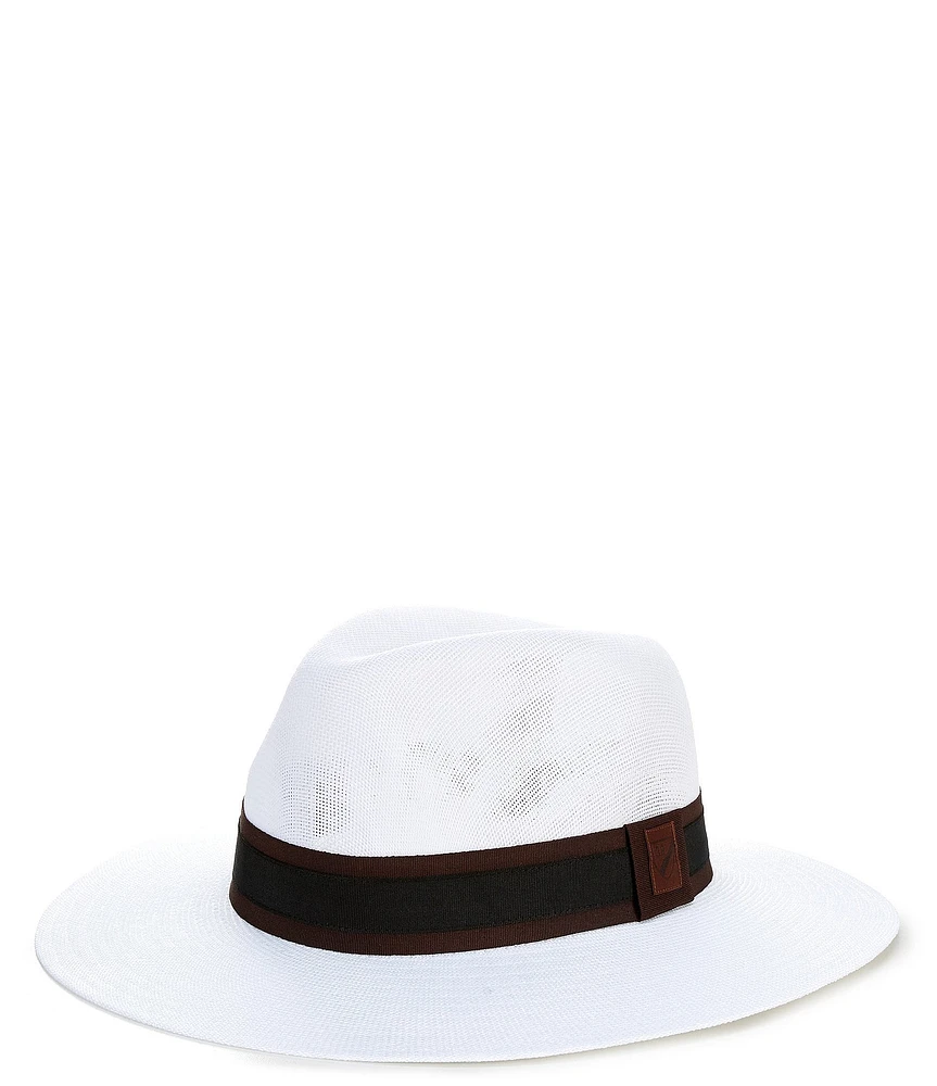 Cremieux Blue Label Two-Tone Band Panama Hat