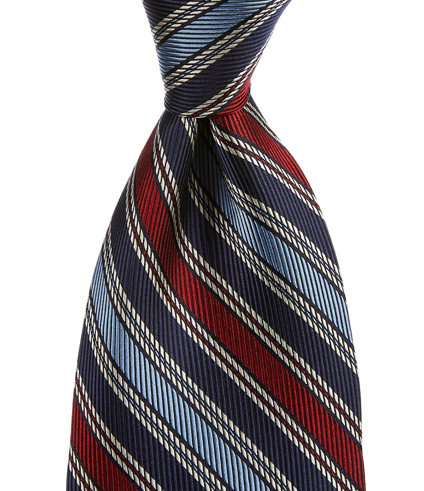 Cremieux Dillon Stripe 3.4#double; Silk Tie