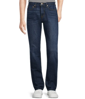 Cremieux Premium Denim Relaxed Straight Fit Medium Wash Stretch Jeans