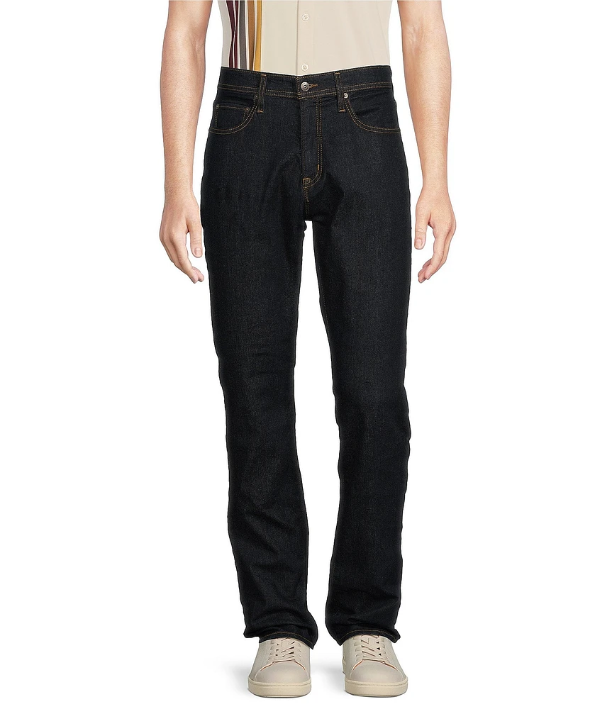Cremieux Premium Denim Relaxed Straight Fit Dark Wash Stretch Jeans