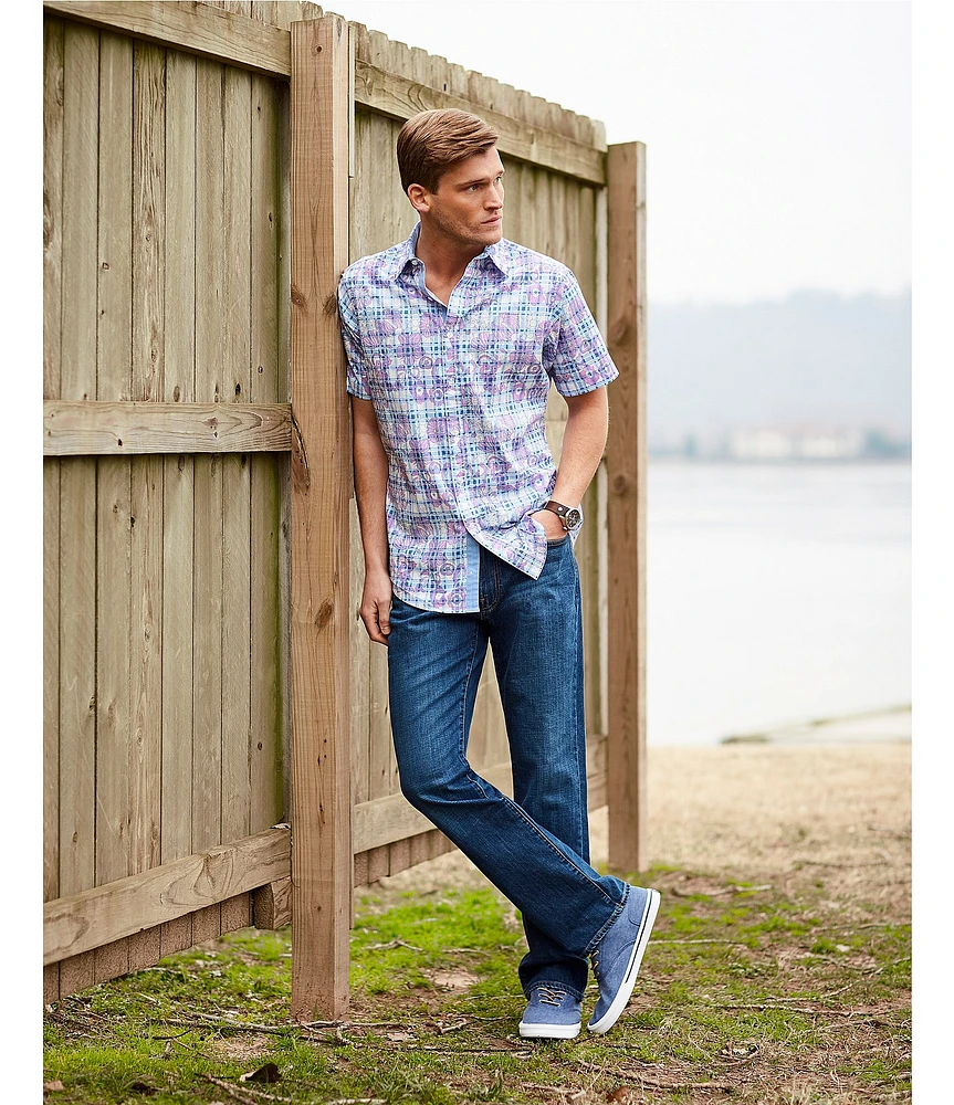 Cremieux Premium Denim Straight Fit Med Wash Stretch Jeans