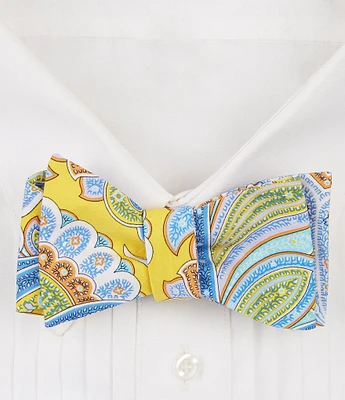 Cremieux Kaline Paisley Cotton Bow Tie