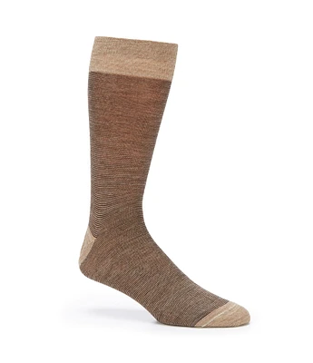 Cremieux Micro Stripe Crew Dress Socks