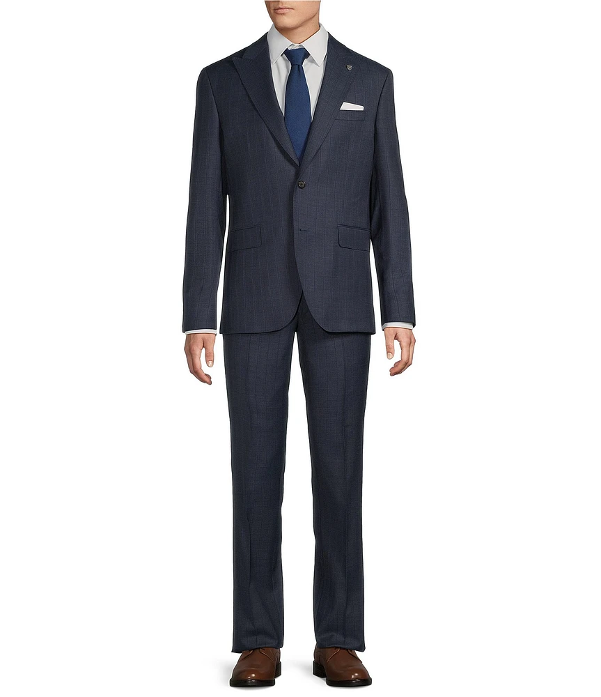 Cremieux Modern Fit Flat Front Classic Stripe 2-Piece Suit