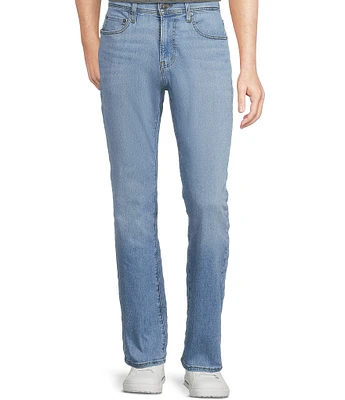 Cremieux Premium Denim Relaxed Straight Fit Light Wash Stretch Jeans