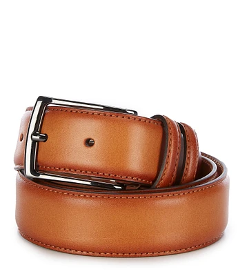 Daniel Cremieux Signature Hand-Burnished Leather Dress Belt
