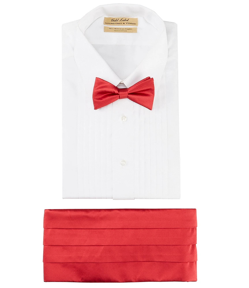 Cremieux Silk Bow Tie and Cumberbund Set