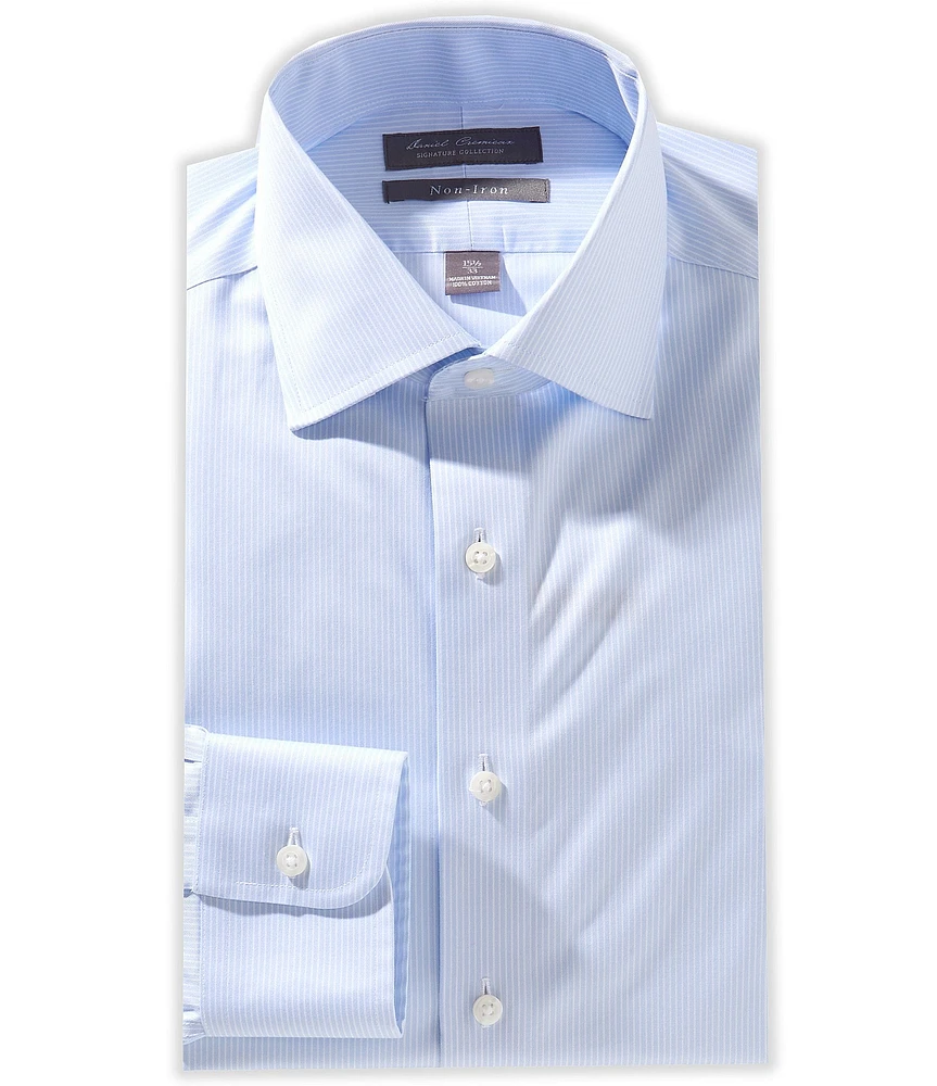 Cremieux Slim Fit Spread Collar Stripe Dress Shirt