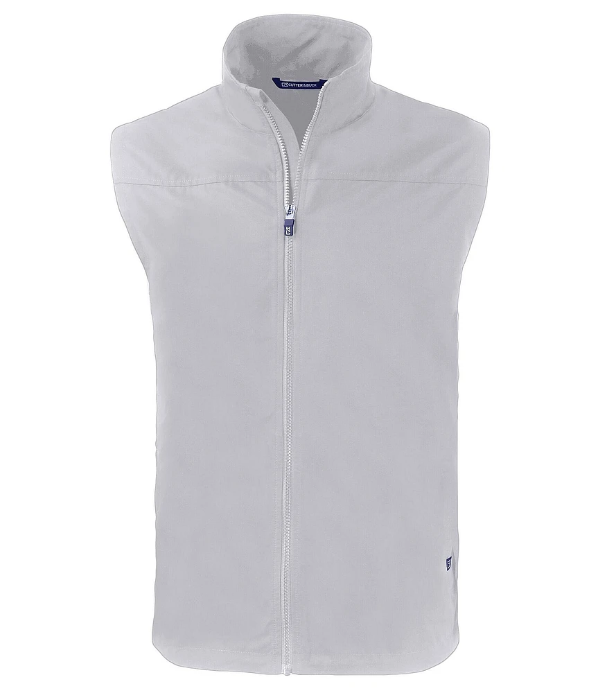 Cutter & Buck Big & Tall Charter Eco Water-Resistant Packable Full-Zip Vest