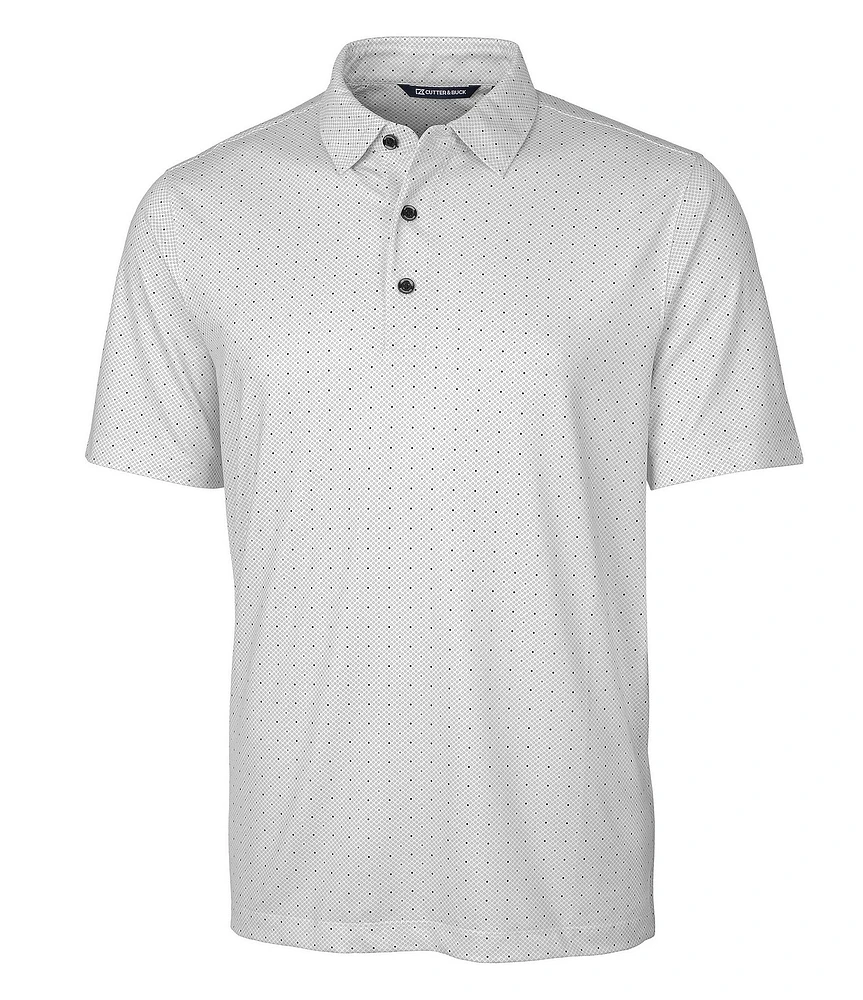 Cutter & Buck Big & Tall Pike Polo Double Dot Performance Stretch Short-Sleeve Polo Shirt