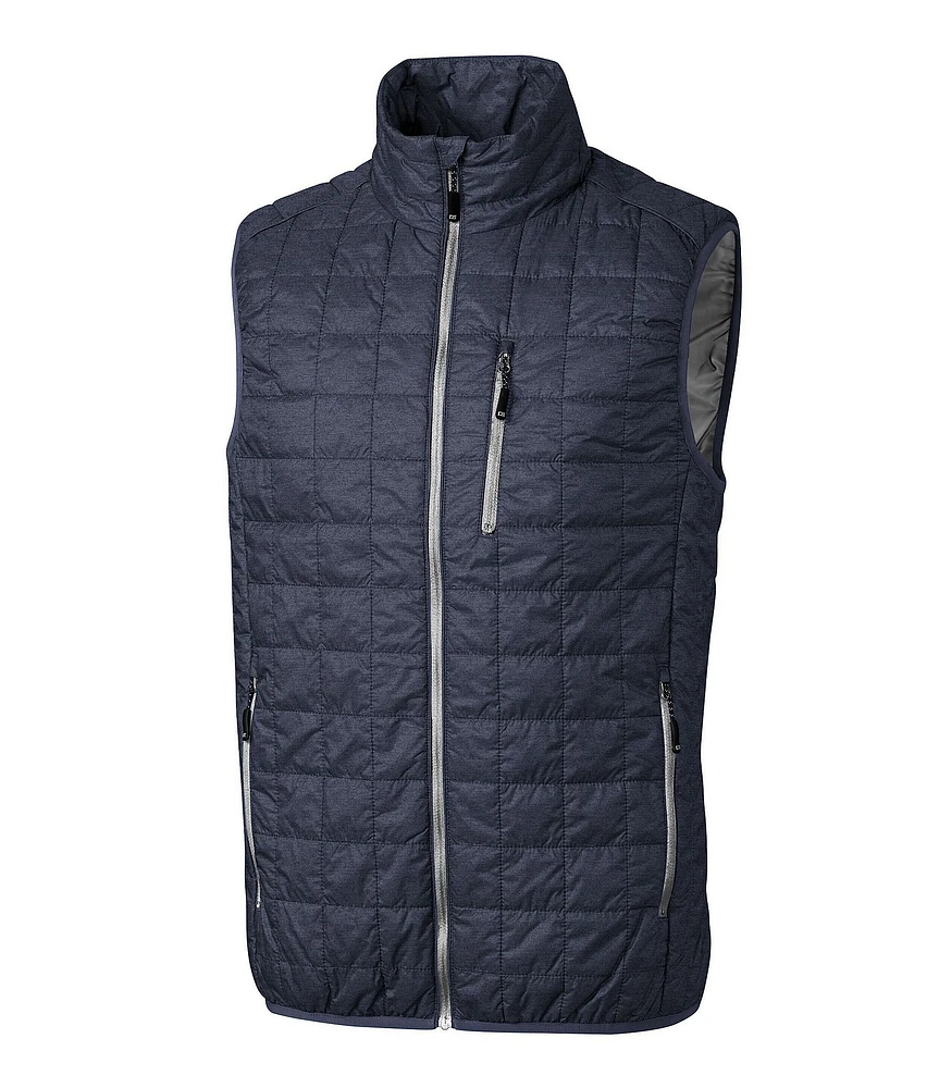 Cutter & Buck Big & Tall Rainier Packable Full-Zip Insulated Puffer Vest