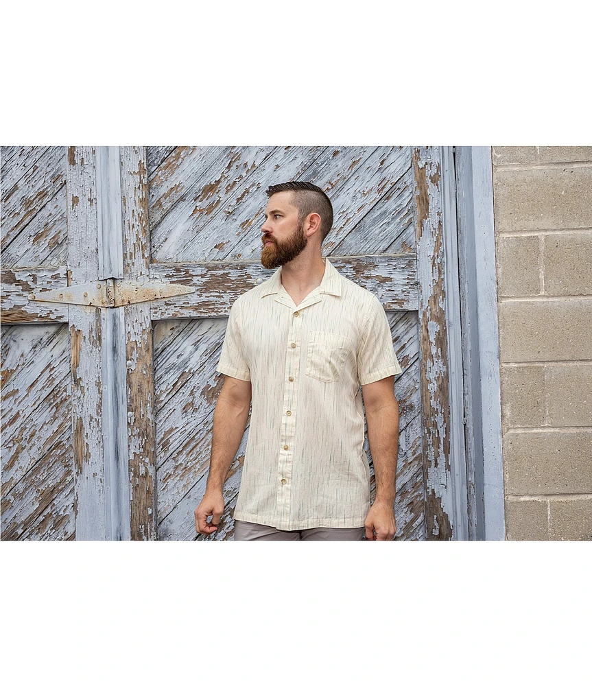 Dakota Grizzly Alton Short Sleeve Woven Camp Shirt
