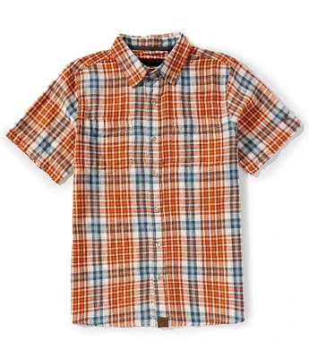 Dakota Grizzly Van Short Sleeve Plaid Woven Shirt