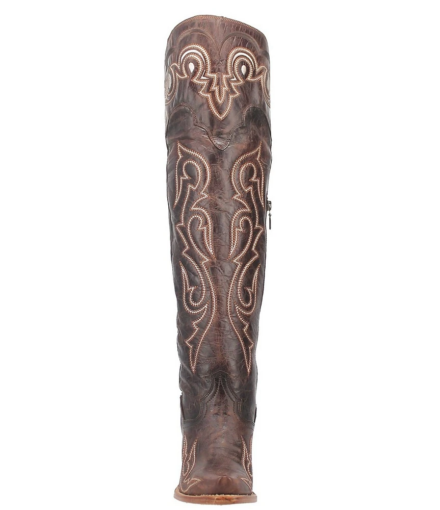 Dan Post Kommotion Leather Over-the-Knee Western Boots