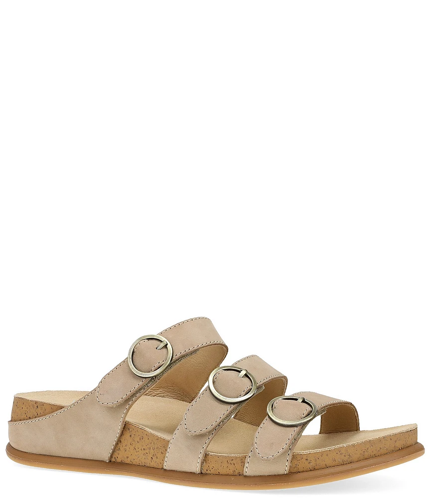 Dansko Campbell Nubuck Suede Slide Sandals