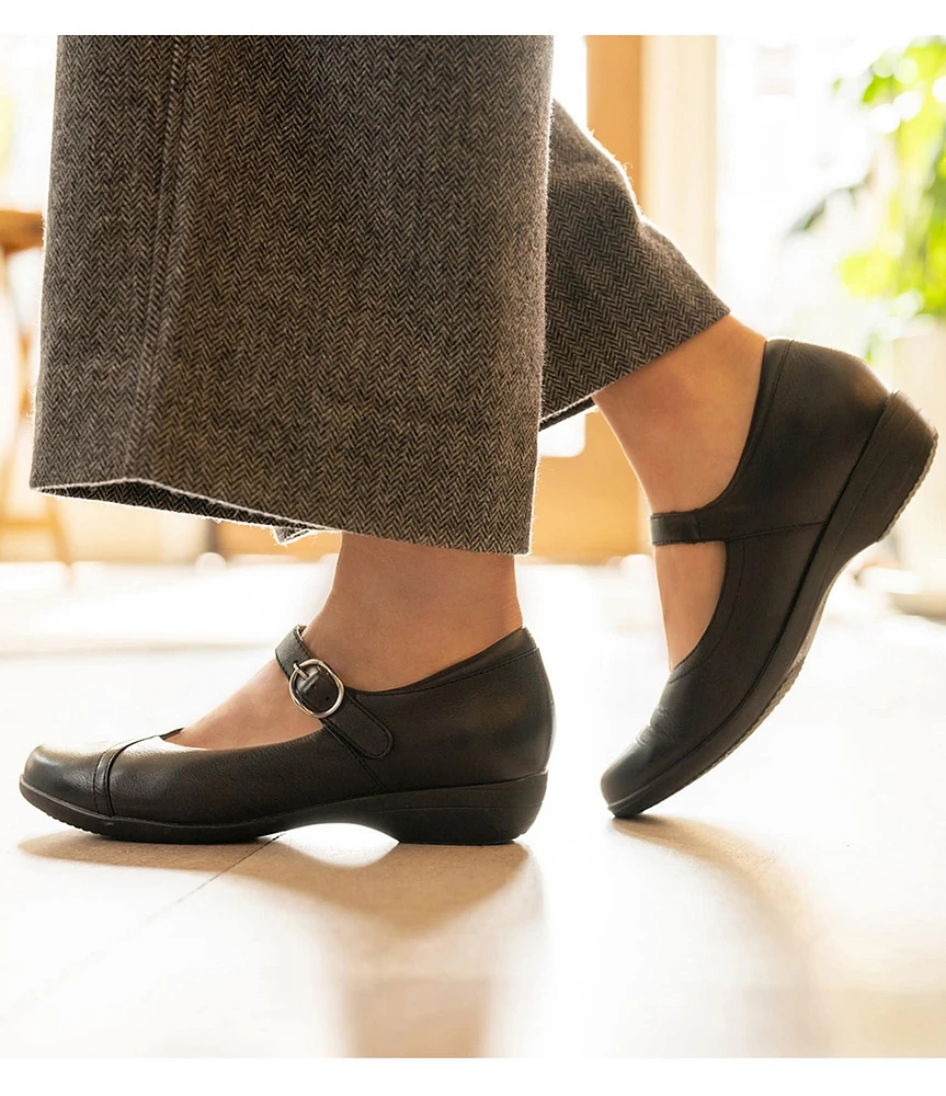 Dansko Fawna Leather Mary Jane Pumps