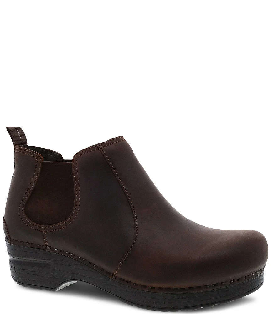Dansko Frankie Oiled Leather Chelsea Booties