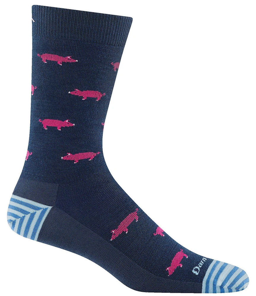 Darn Tough Druid Truffle Lightweight Wool Blend Crew Socks