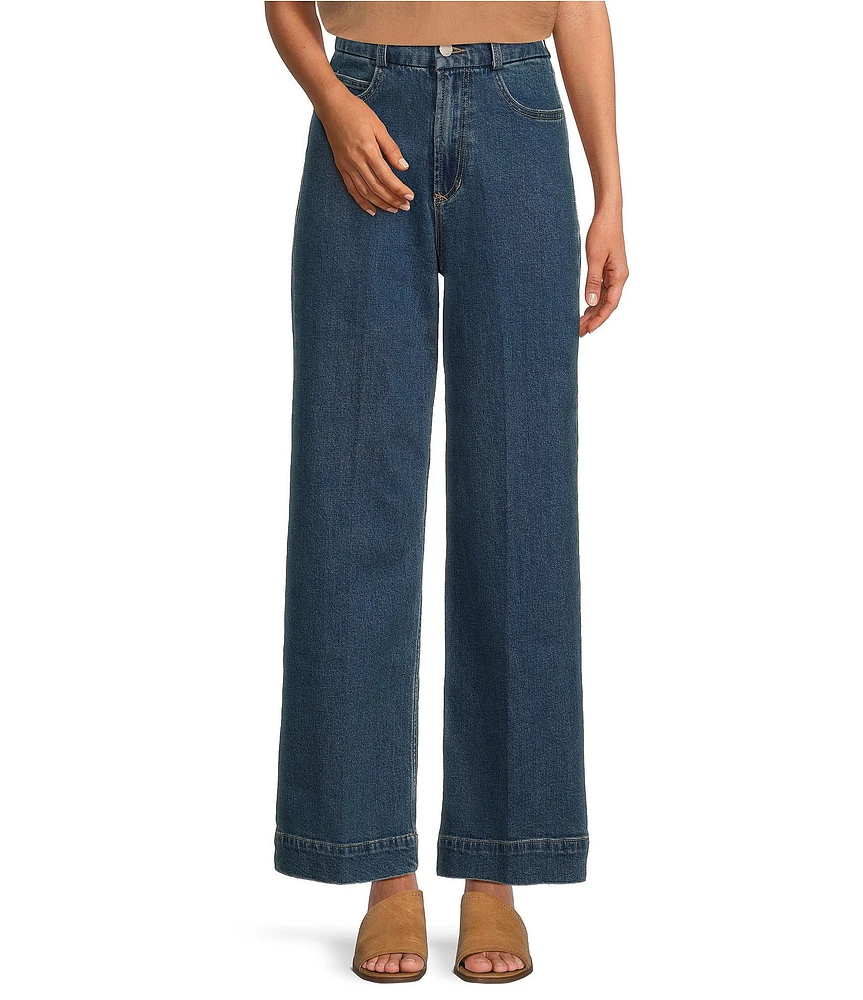 Dear John Audrey High-Rise Wide-Leg Full Length Jeans