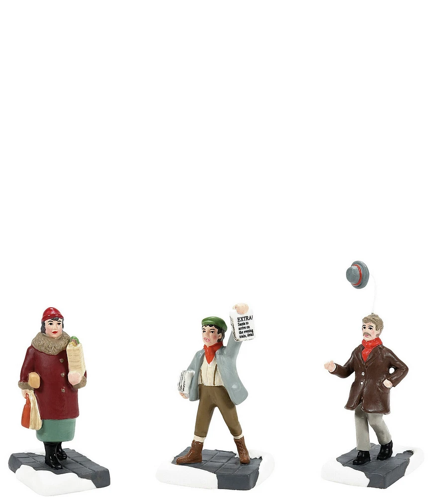 Department 56 Christmas in the City Village Friends Figurine, Set of 3
