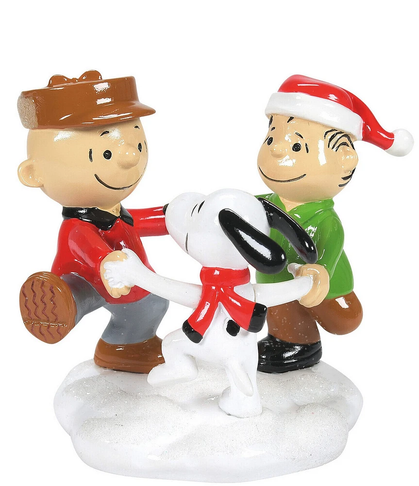 Department 56 Peanuts Village Trio Of Besties Figurine
