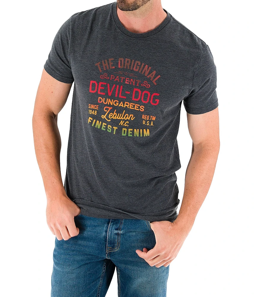 Devil-Dog Dungarees Devil Dog Patent Patch Graphic T-Shirt